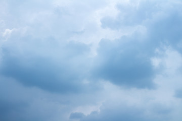 Blue Sky And Clouds. before rain