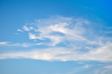 Blue sky with cloud