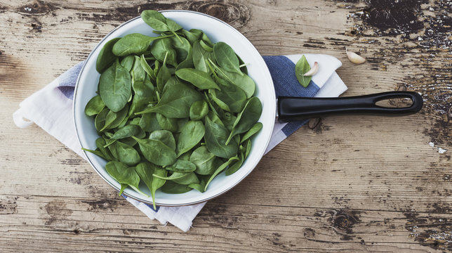 Spinach with garlic