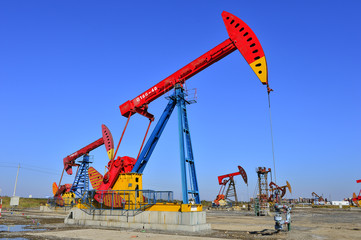 Fototapeta premium The oil pump