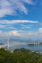 【岡山県】瀬戸内海と瀬戸大橋