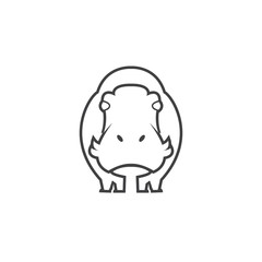 Hippopotamus logo