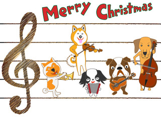 犬のクリスマスコンサート