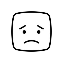 Line flat icon