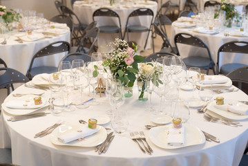 Décoration de table de mariage
