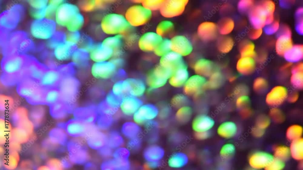 Poster abstract loop colorful circles video background/ rainbow-colored
