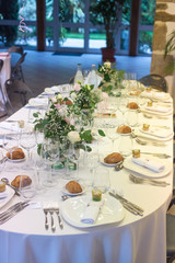 Décoration de table de mariage