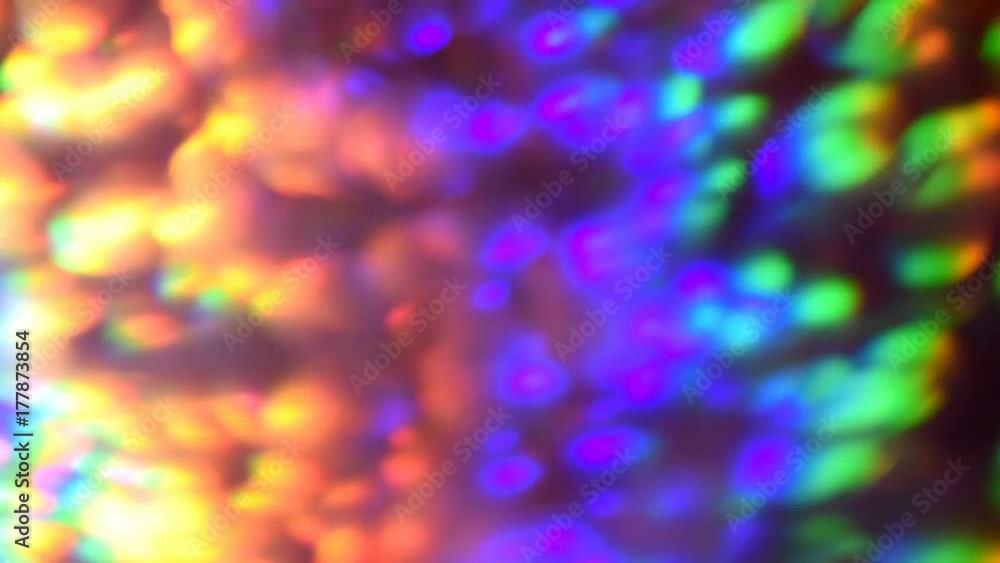 Poster abstract loop colorful circles video background/ rainbow-colored
