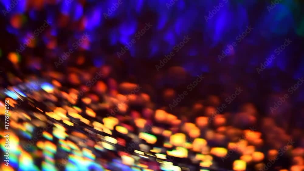 Poster abstract loop colorful circles video background. rainbow-colored