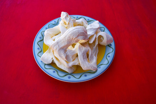 Oaxaca Cheese From Mexico In A Plate