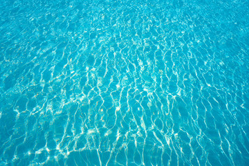 Caribbean water texture in turquoise color