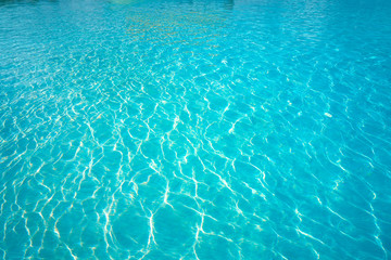 Caribbean water texture in turquoise color