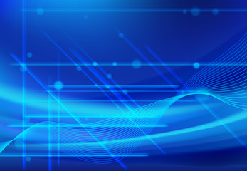 テクノロジーブルー背景素材テクスチャ