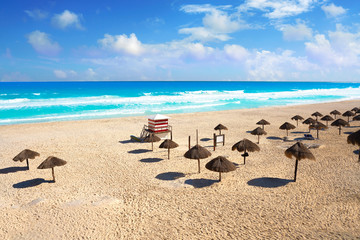 Cancun Delfines Beach at Hotel Zone Mexico