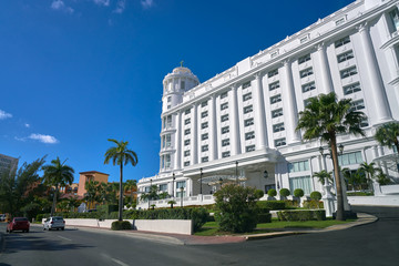 Cancun Kukulcan boulevard in Hotel Zone