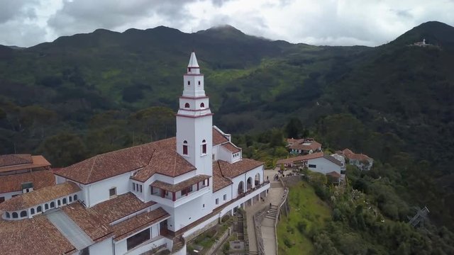 circling counter clockwise around Monserrate Monastery