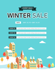 Winter sale event design
