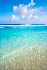 Cozumel island San Martin beach in Mexico