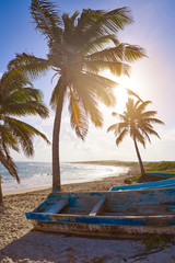 Obraz na płótnie Canvas Chen Rio beach Cozumel island in Mexico