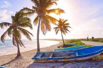 Fotobehang Chen Rio strand Cozumel eiland in Mexico © lunamarina