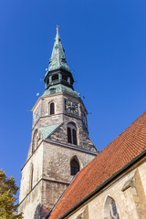 Fototapeta na wymiar Tower of the Kreuzkirche church in Hannover