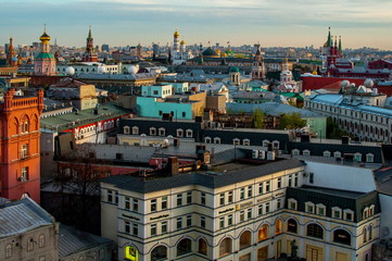 Fototapeta na wymiar rooftops of St. Petersburg