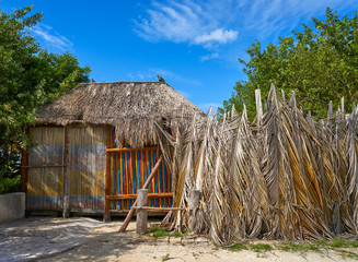 Holbox tropical Island cabin hut in Mexico