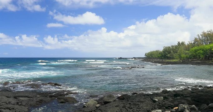 Beautiful Hilo Hawaii tropical volcanic. Destination swimming, scuba and snorkel, underwater fish and coral. Big Island, largest, most volcanic active. Economy is tourism based. Water and tropical.