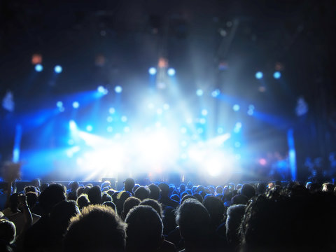 Audience at a concert
