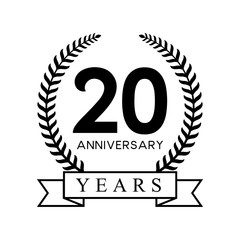 20th anniversary years