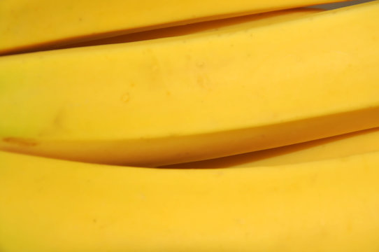 Gelbe Bananen im Detail