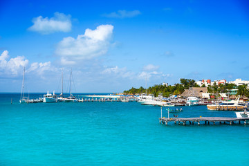 Isla Mujeres island near Cancun Caribbean