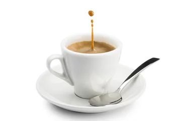Keuken spatwand met foto coffee cup © winston
