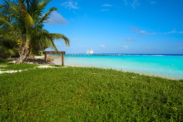 Mahahual Caribbean beach in Costa Maya