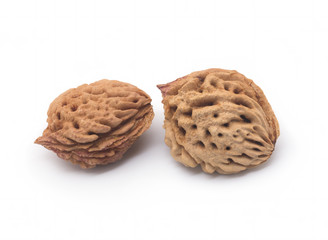 bone peach isolated on white background