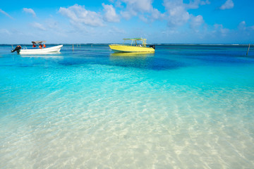 Caribbean tropical beach turquoise water