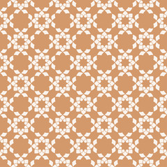Floral seamless pattern. Orange wallpaper background
