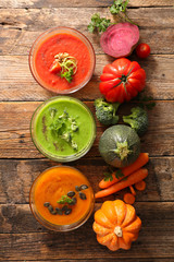 assorted vegetable soup