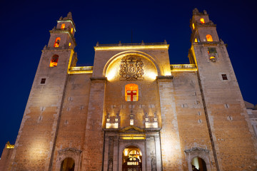 Merida San Idefonso cathedral of Yucatan