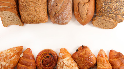 assorted bread and pastries