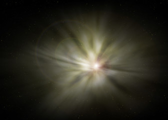 Fototapeta premium Small part of an infinite star field of space in the Universe