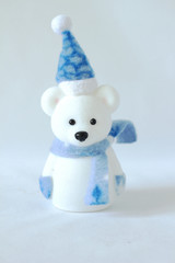 décoration noël sur fond blanc 