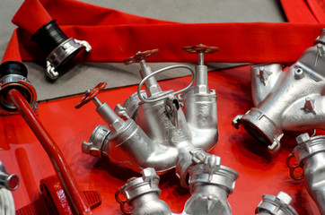 Fire hoses and fire valve