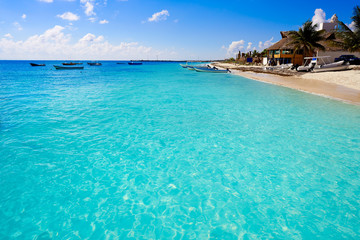 Puerto Morelos beach in Mayan Riviera