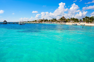 Puerto Morelos beach in Mayan Riviera
