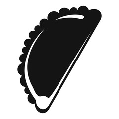 Cheburek icon, simple style