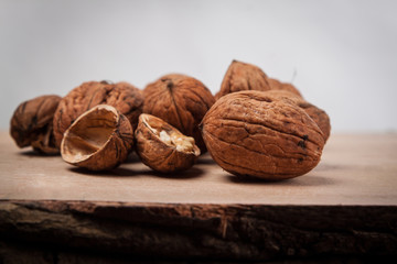 Walnuts (Juglans regia) Autumn Fruit