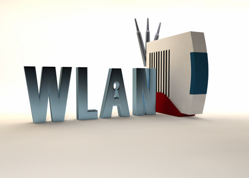 secure W-LAN Modem with key