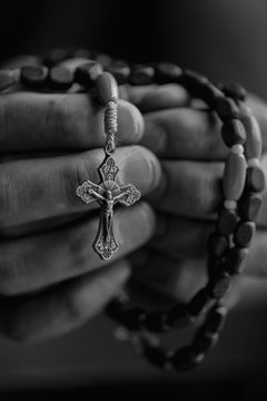 Hand Holding Rosary