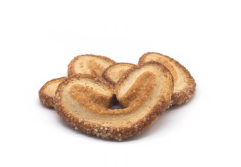 Fototapeta premium Cookies on a white background
